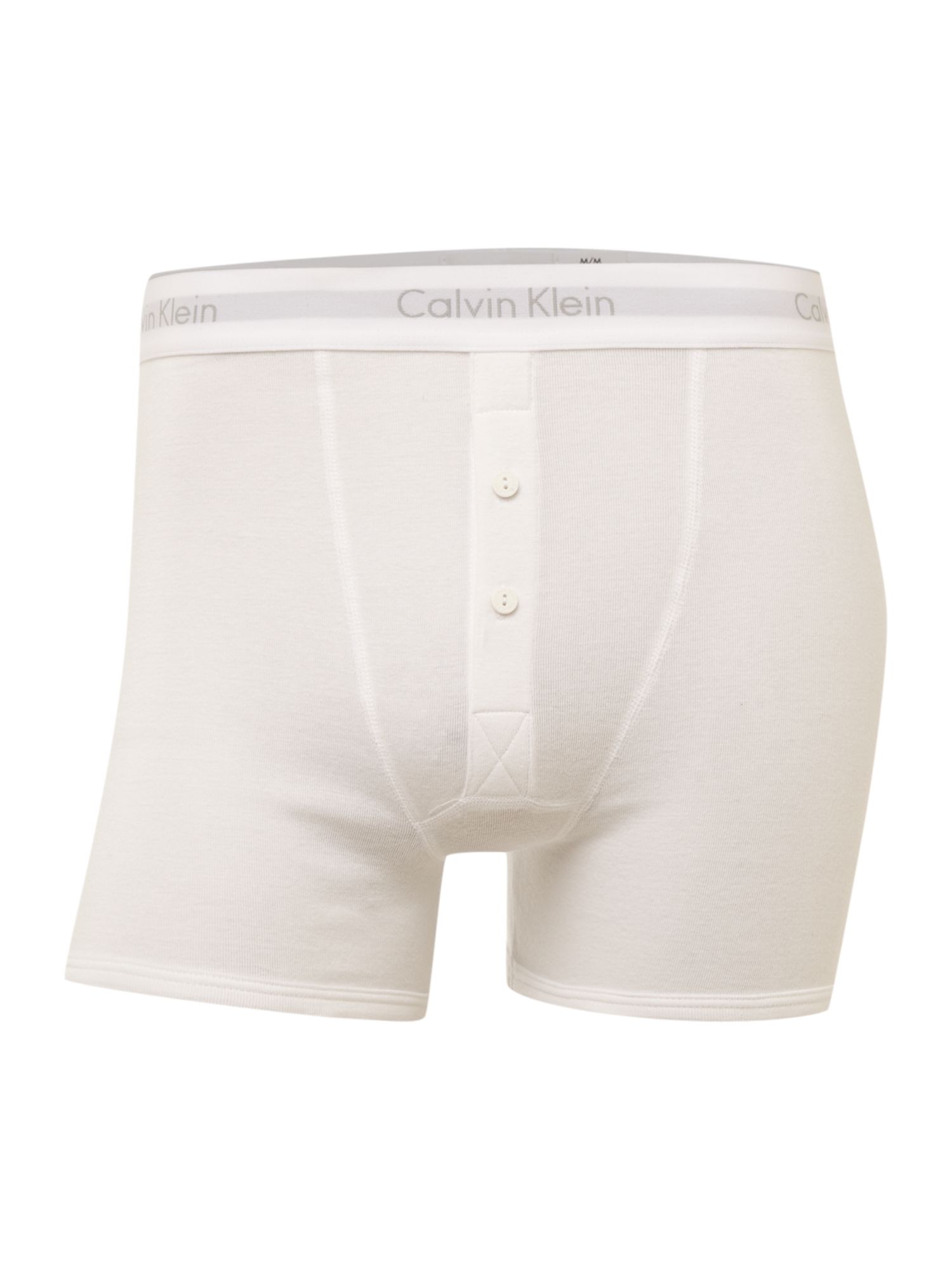 Calvin Klein Heritage Cotton Button Fly Boxer Brief in White for Men Lyst