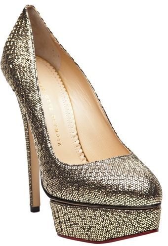 Charlotte Olympia Pricilla Python Pumps - Lyst