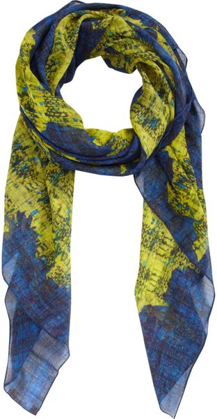 Erdem Tweed Mix Square Scarf - Lyst