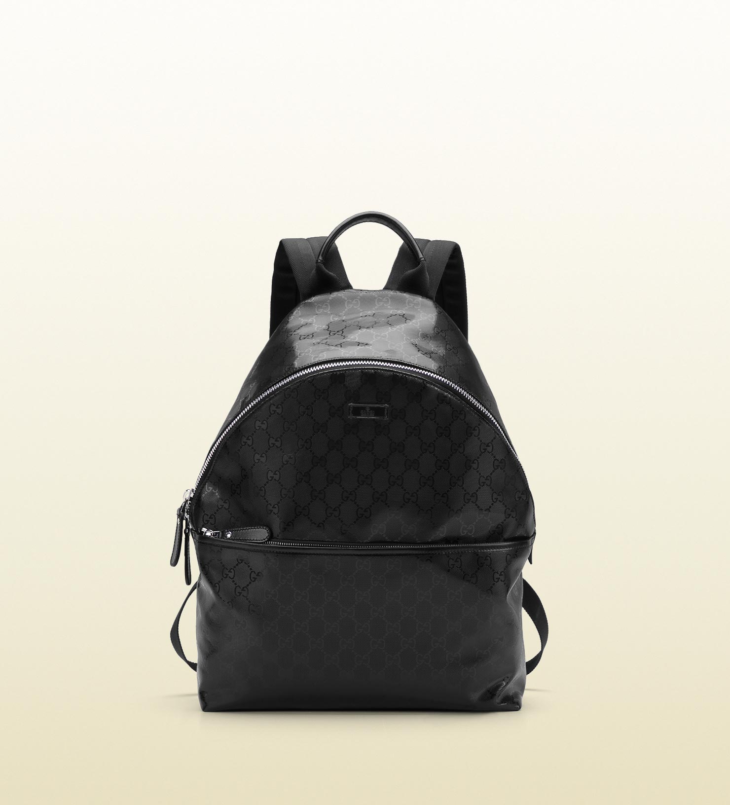Gucci Gg Imprime Zip Backpack in Black for Men | Lyst