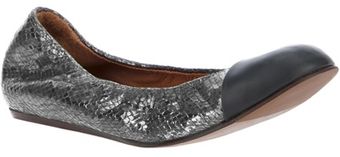 Lanvin Leather Captoe Ballerinas - Lyst