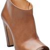 Maison Martin Margiela Open Toe Booties in Brown (tan) - Lyst