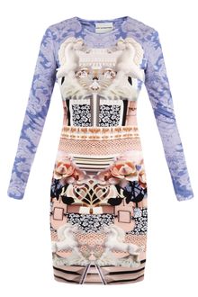Mary Katrantzou Powdy Horse Jersey Dress - Lyst
