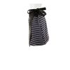 Proenza Schouler Blended Tweed Wrapmini Skirt with Nappa Leather Trimming and Fastening Links in Gray - Lyst