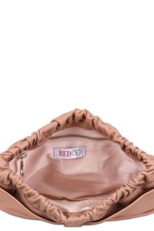 RED Valentino Textured Leather Bow Clutch - Lyst