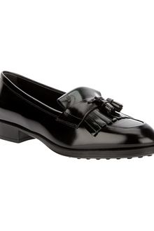 Tod's Leather Tassel Loafers - Lyst