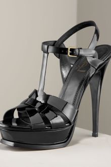 Yves Saint Laurent Tribute Platform Sandal - Lyst