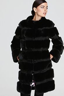 Diane Von Furstenberg Jacket Funnelia Fur - Lyst