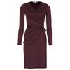 Diane Von Furstenberg Deepa Woolen Wrap Dress in Purple (bordeaux) - Lyst