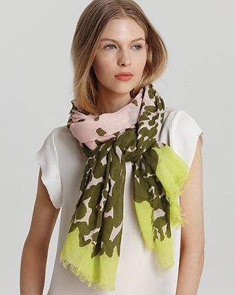 Diane Von Furstenberg Hanover Printed Scarf - Lyst