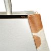 Fendi Leather and Shopper with Cow Print Calf Hair in White - Lyst