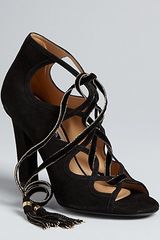 Ferragamo Lace Up Evening Sandals Tyla