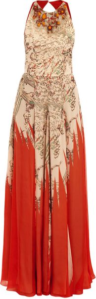 Matthew Williamson Imperial Eagle Beaded Gown - Lyst