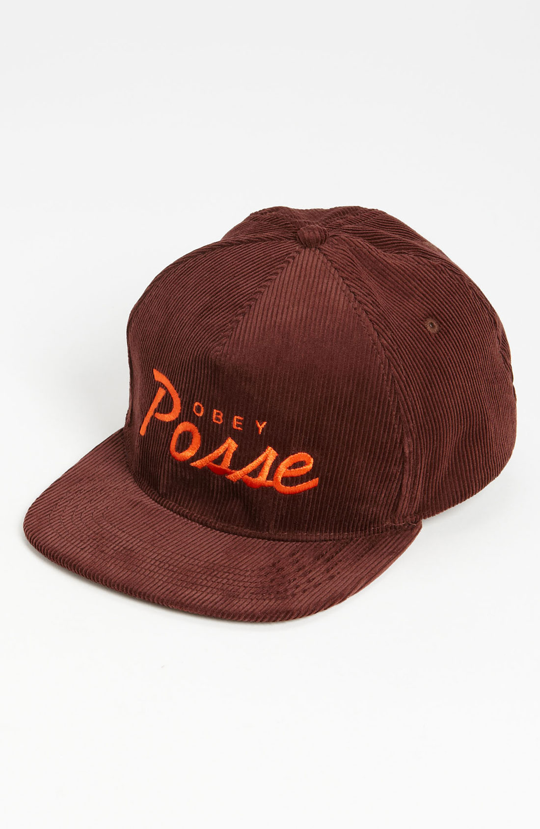 Obey Postgame Snapback Baseball Cap in Brown for Men Lyst