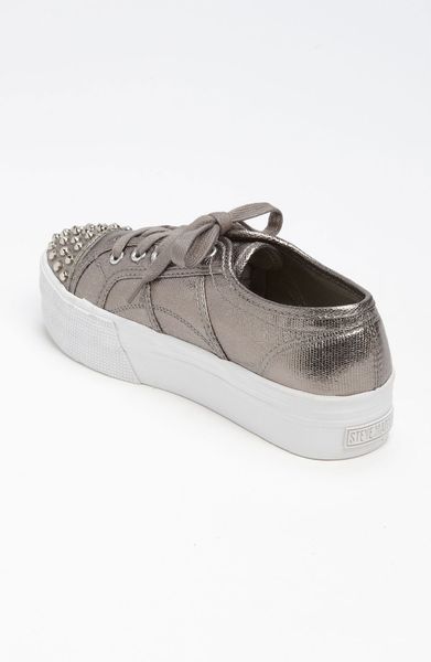 Steve Madden Braadys Platform Sneaker in Silver (pewter) | Lyst