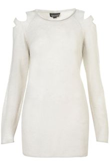 Topshop Knitted Asymmetric Jumper - Lyst