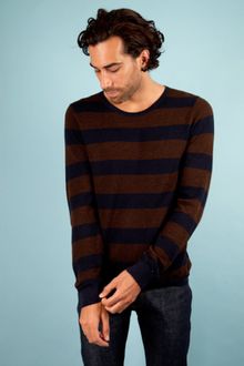 Vanishing Elephant Carmine Waffle Striped Knitted Pullover - Lyst