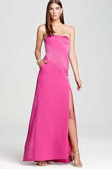 BCBGMAXAZRIA Strapless Gown Claudine - Lyst