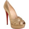 Christian Louboutin Aborina in Gold - Lyst