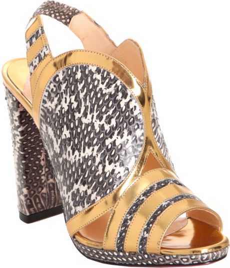 Christian Louboutin Fourmi in Animal (roccia) - Lyst