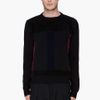 Christopher Kane Black Flock Panel Sweater in Black for Men - Lyst