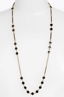 Kate Spade Dotted Line Long Station Necklace - Lyst