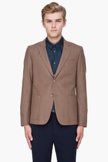 Kenzo Light Brown Constructed Blazer - Lyst