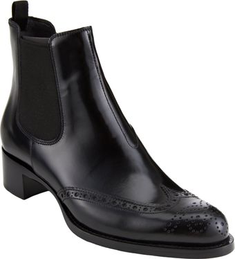 Miu Miu Spectator Ankle Boot - Lyst