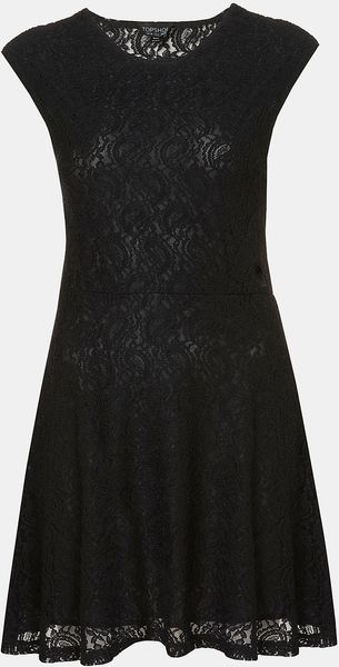 Topshop Paisley Lace Dress - Lyst
