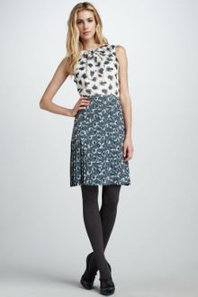 Tory Burch Cecilia Mixed Print Dress - Lyst