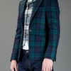 Vivienne Westwood Double Layer Blazer in Green for Men (blue) - Lyst