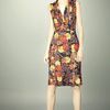 Erdem Veronica Sleeveless Dress in Multicolor (black) - Lyst