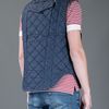 Vivienne Westwood Anglomania Life Quilted Gilet in Blue for Men - Lyst