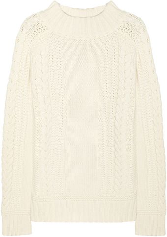 Aubin & Wills Paignton Cableknit Merino Wool Sweater - Lyst