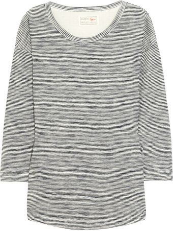 Aubin & Wills Meridith Striped Cotton-jersey Top - Lyst