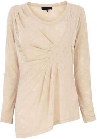 Bastyan Long Sleeved Burnout Top - Lyst
