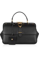Gucci Lady Stirrup Studded Leather Doctor Bag
