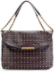 Miu Miu Studded Leather Bag - Lyst