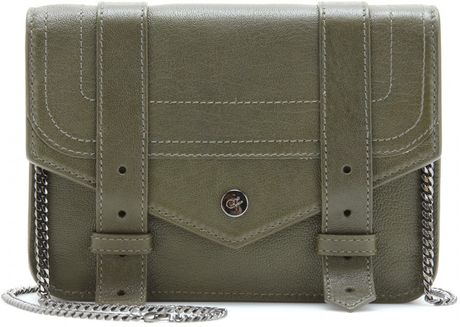 Proenza Schouler Ps1 Large Chain Shoulder Bag in Green (khaki) - Lyst