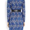 Stella Mccartney Celia Guipure Lace and Crepe Mini Dress in Blue - Lyst