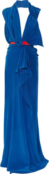 Vionnet Silk Crepe De Chine Gown - Lyst