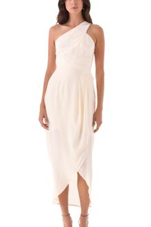 Zimmermann One Shoulder Maxi Dress - Lyst