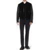 Alexander Wang Wool Blend and Nubuck Bomber Jacket in Black for Men - Lyst