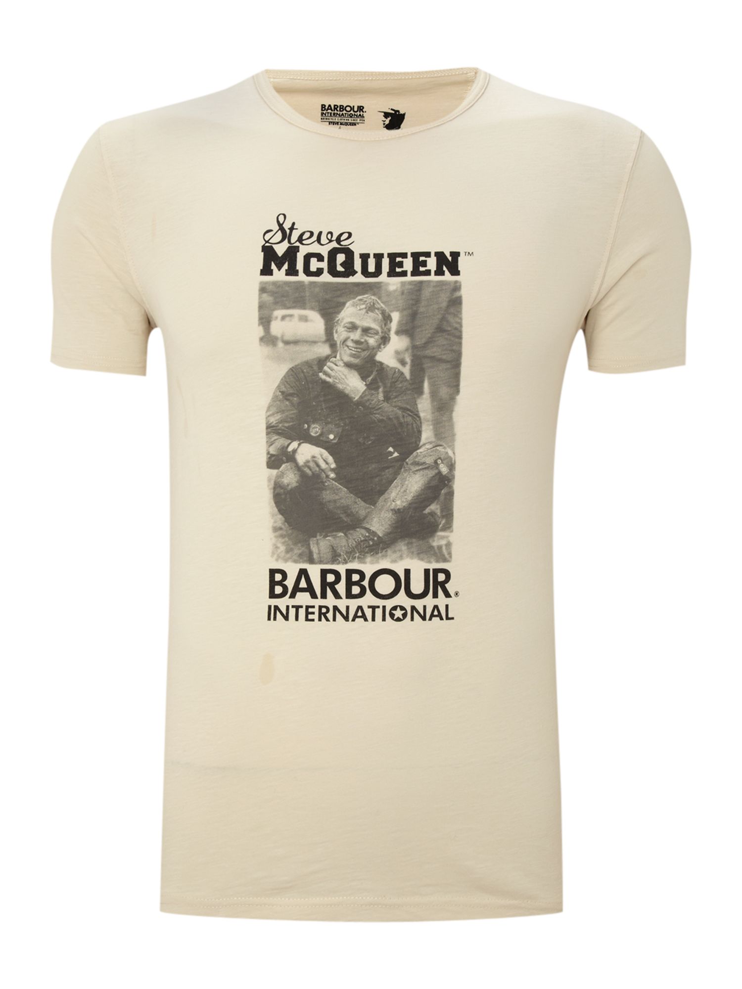 barbour white tshirt