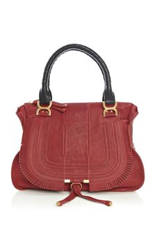Chloé Marcie Fringe Leather Bag - Lyst
