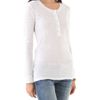 Daftbird Detailed Henley in White - Lyst