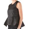 Elizabeth And James Yumi Peplum Top in Black - Lyst