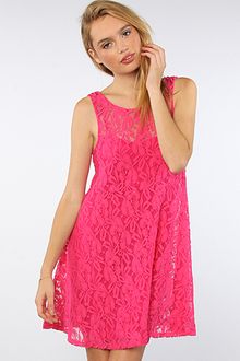 Free People The Miles Of Lace Tank Dress  - Lyst