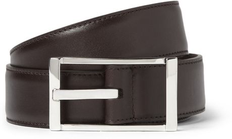 Gucci Leather Belt in Brown for Men - Lyst
