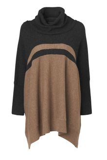 Jaeger Colour Block Oversize Sweater - Lyst